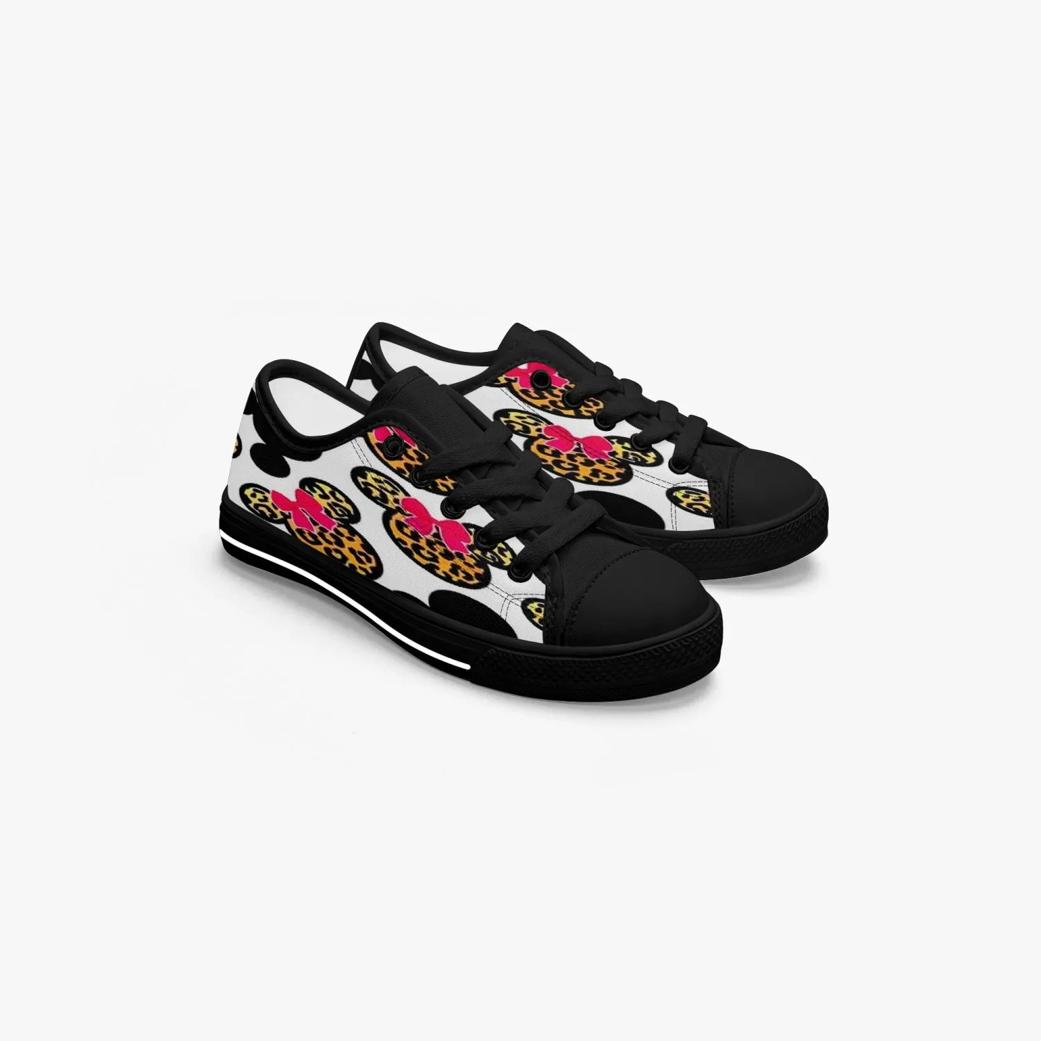 421.Kid’s Low-Top Canvas Shoes-Black