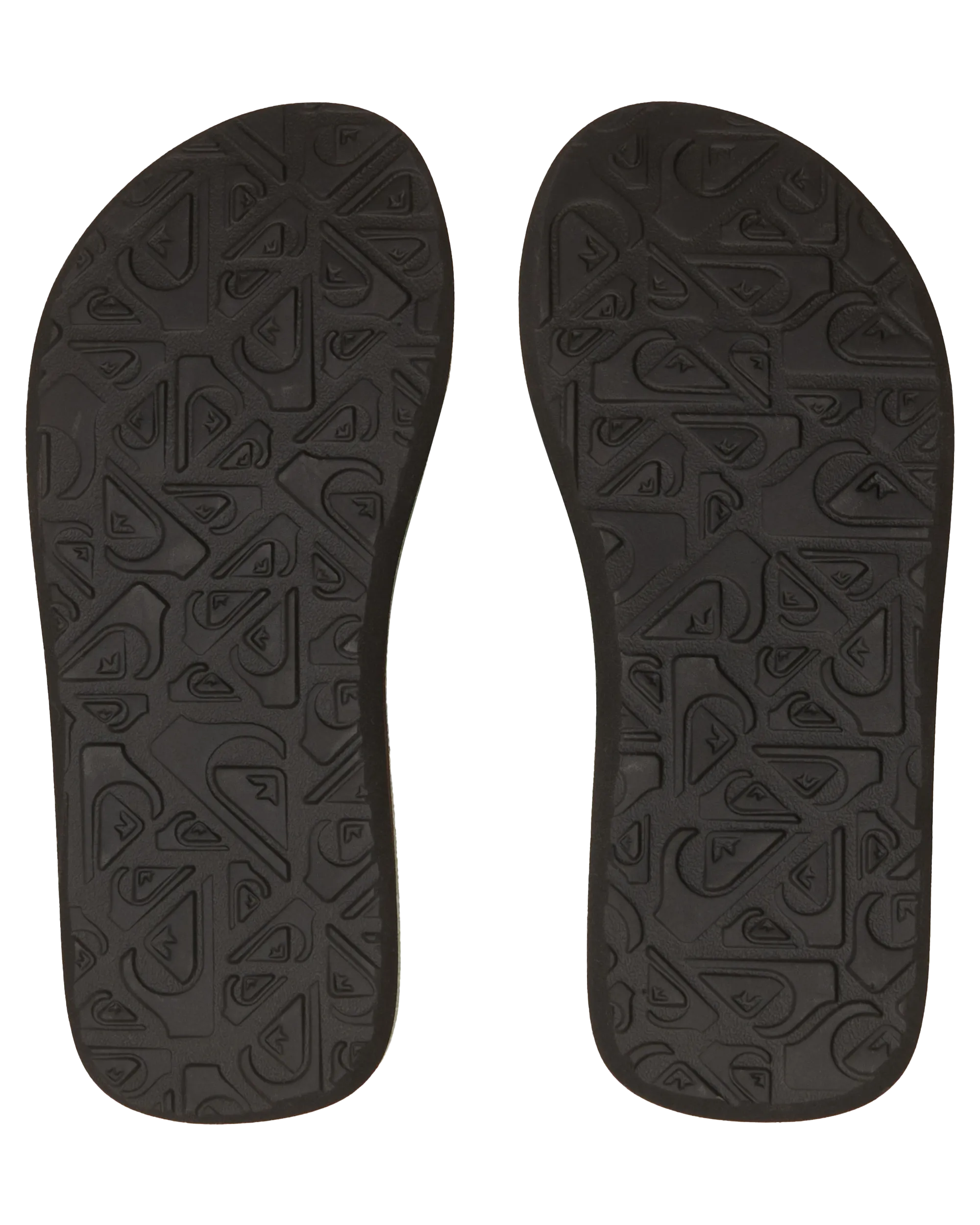 Boys Molokai Layback II Flip Flops in Black, Brown & Green