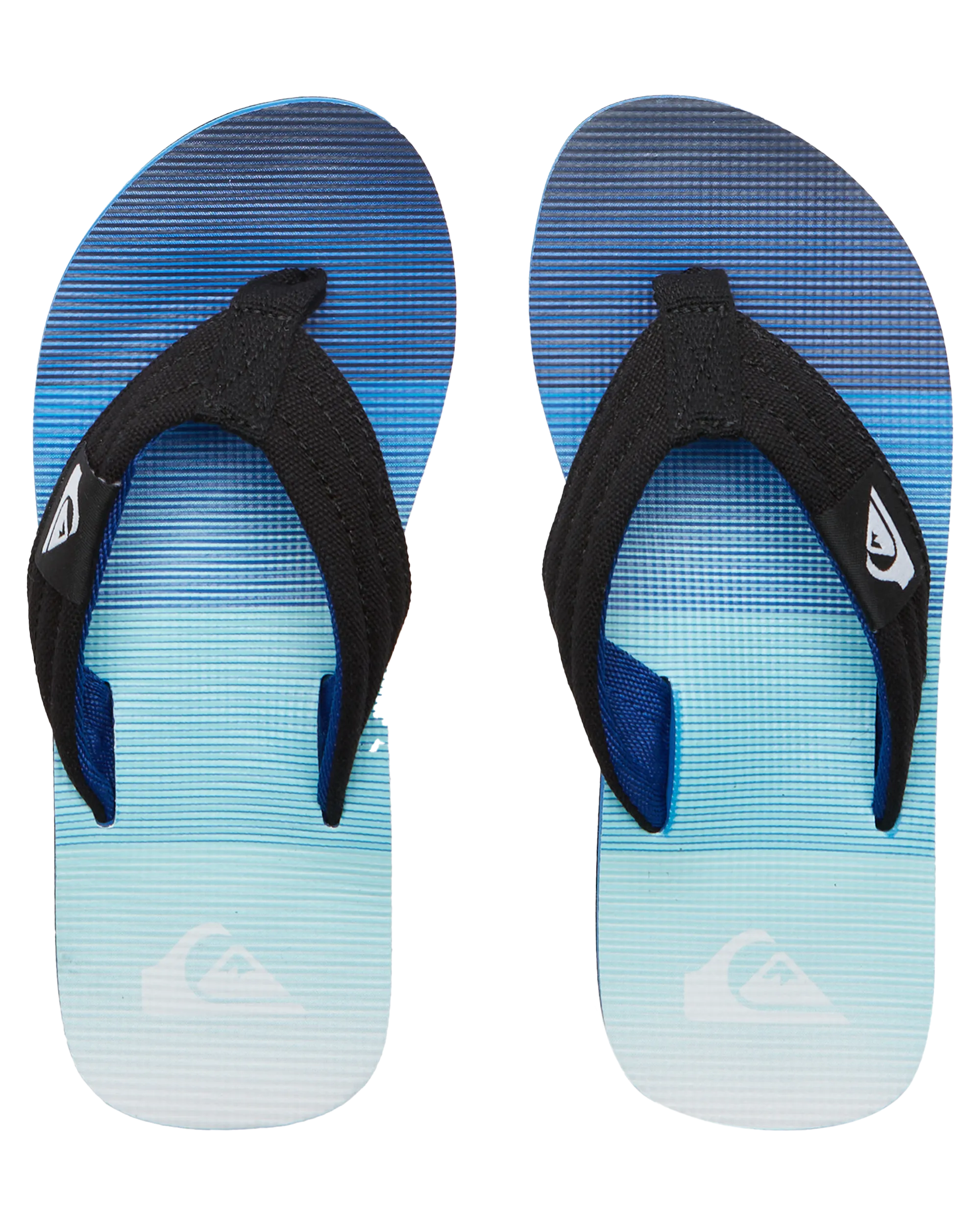 Boys Molokai Layback II Flip Flops in Blue, Blue & Blue