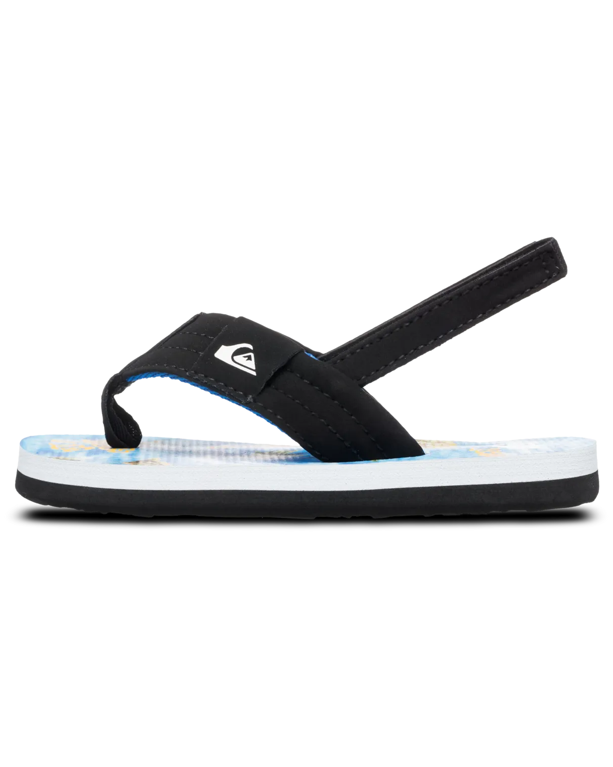 Boys Molokai Layback Toddler Flip Flops in Coronet Blue Naturama