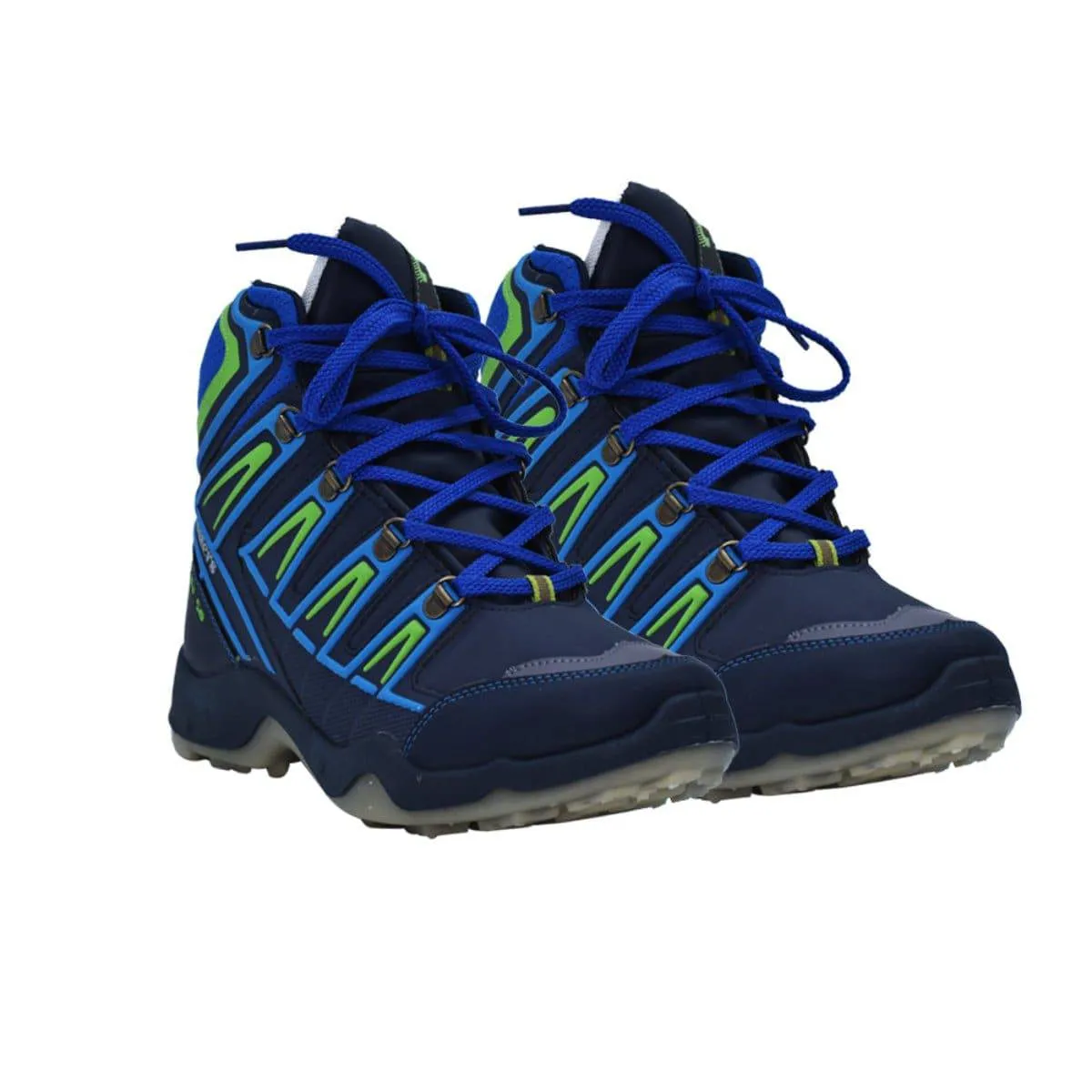 CTR Rub-50 High Ankle Trekking and Hiking Shoes - Blue