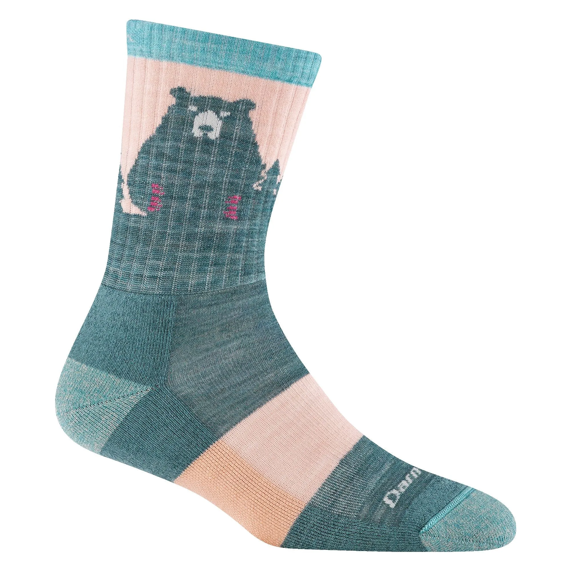 DARN TOUGH BEAR TOWN MICRO CREW LIGHTWEIGHT HIKING SOCK WOMEN'S