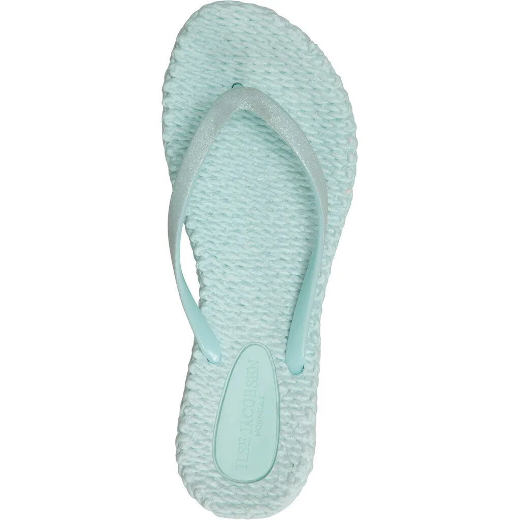 Flip Flop With Glitter - Jade Mint