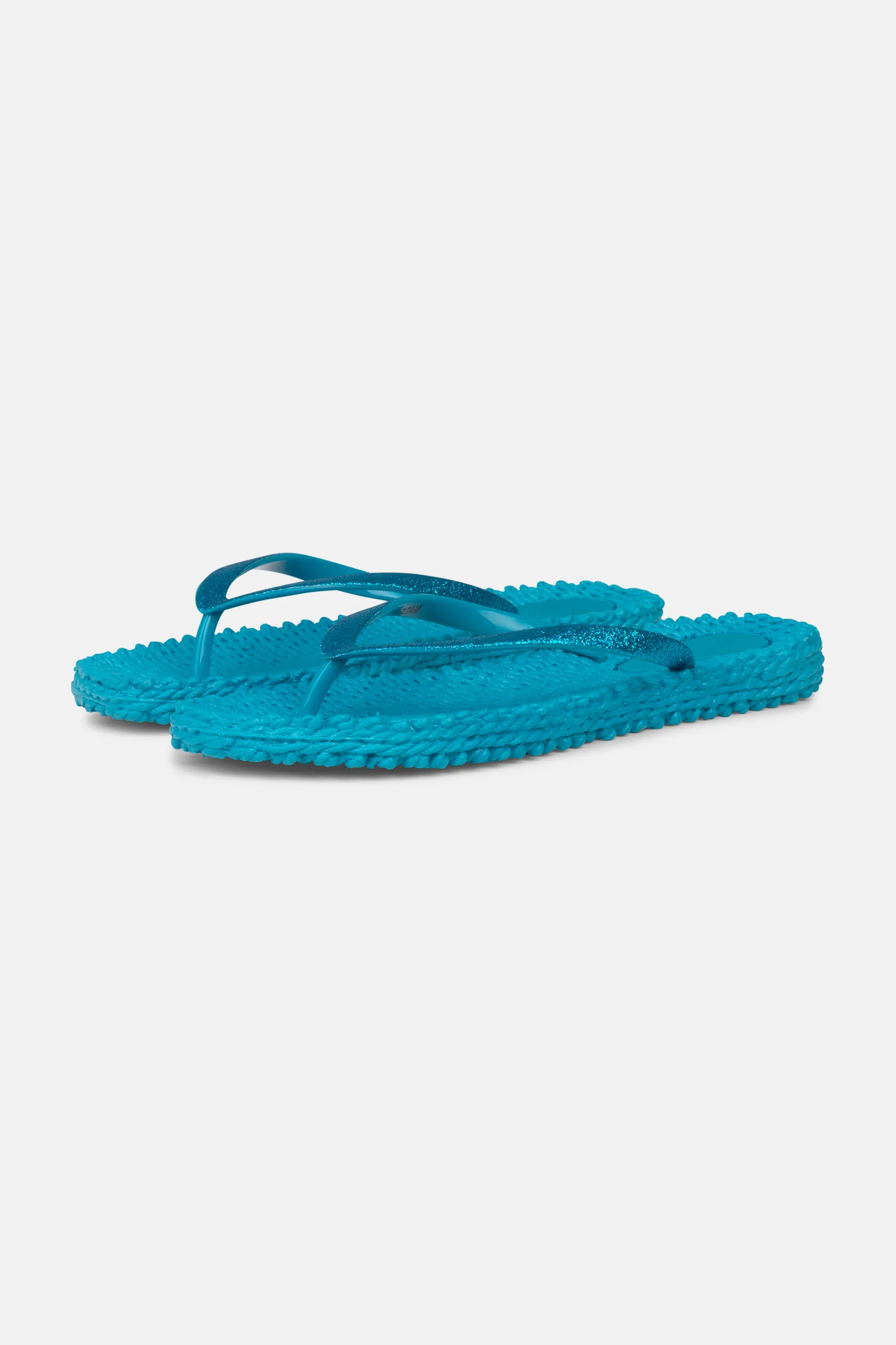 Flip Flop With Glitter - Viridian Green