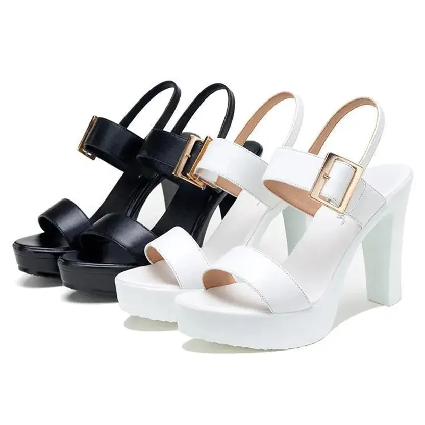 Funki Buys | Shoes | Women's High Chunky Platform Sandals