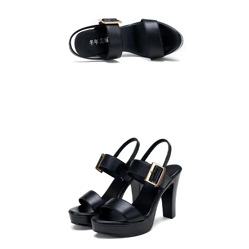 Funki Buys | Shoes | Women's High Chunky Platform Sandals