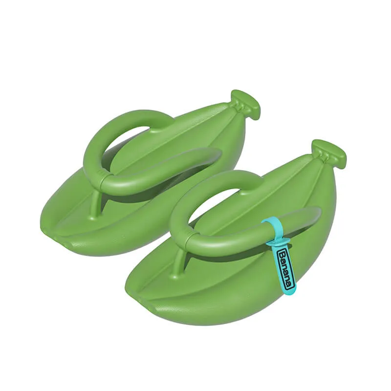 Funny Banana Shaped Flip Flops