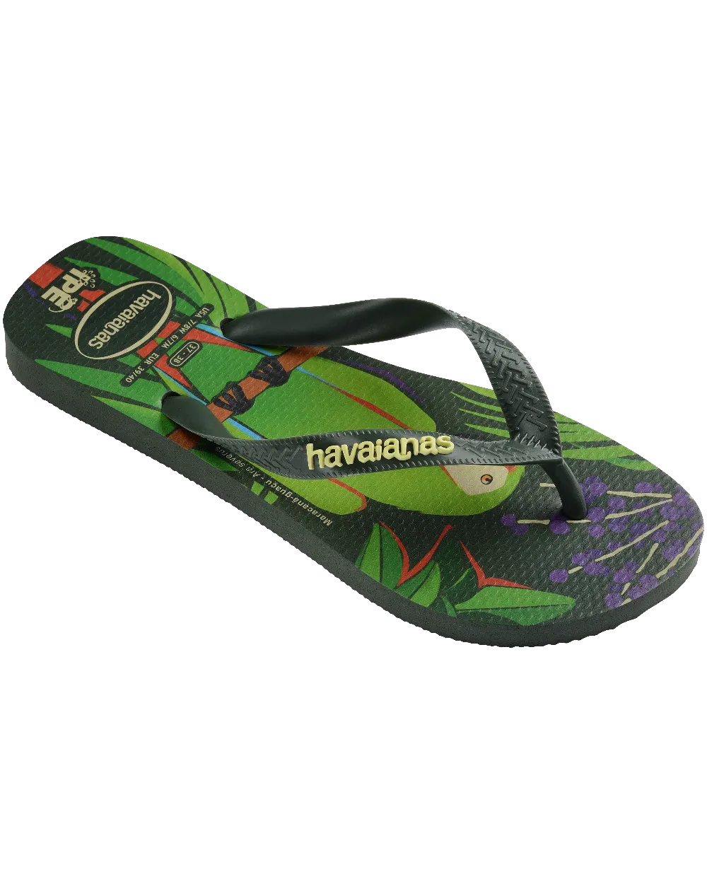 Ipe Flip Flops in Green & Green