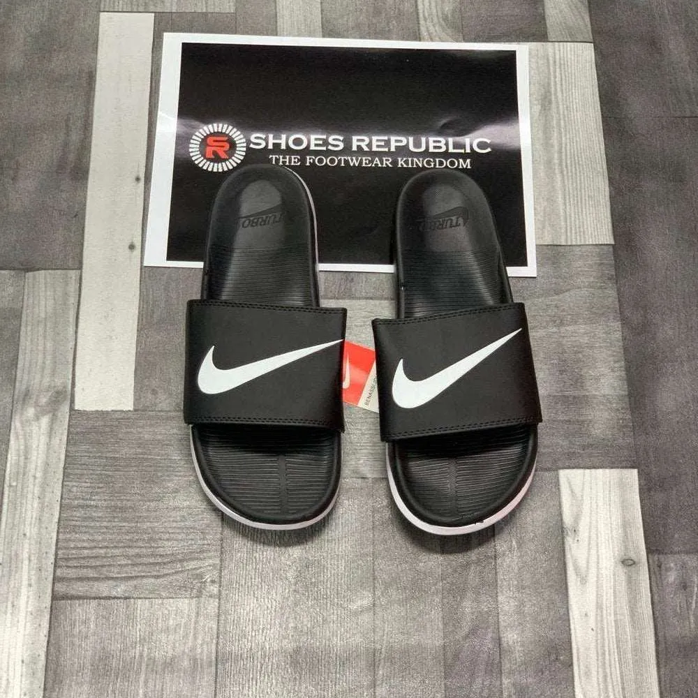 Nike Turboo Slide (Black White) - Classic Pool Slides