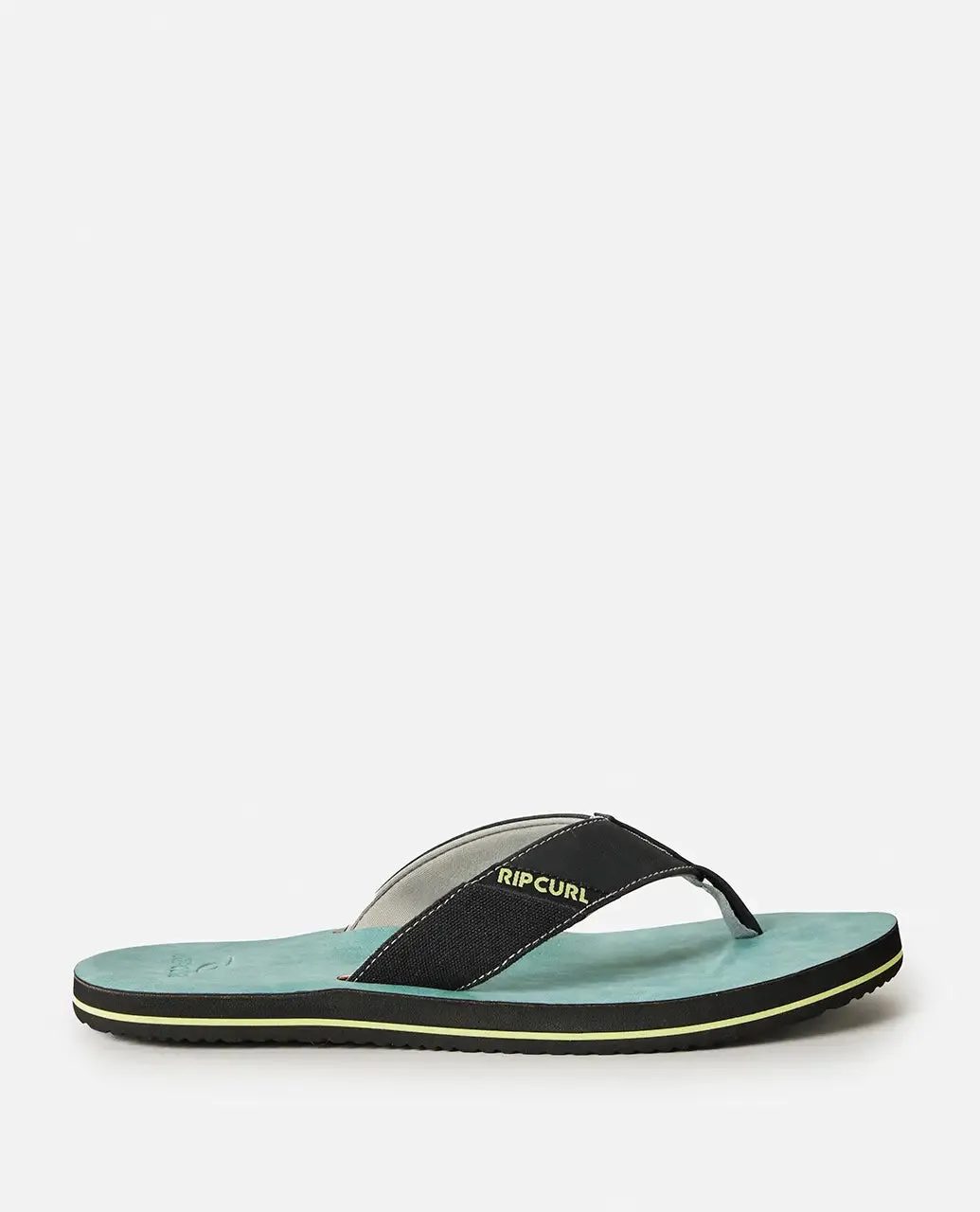 Oxford Bloom Open Toe Flip Flops in Blue Lagoon