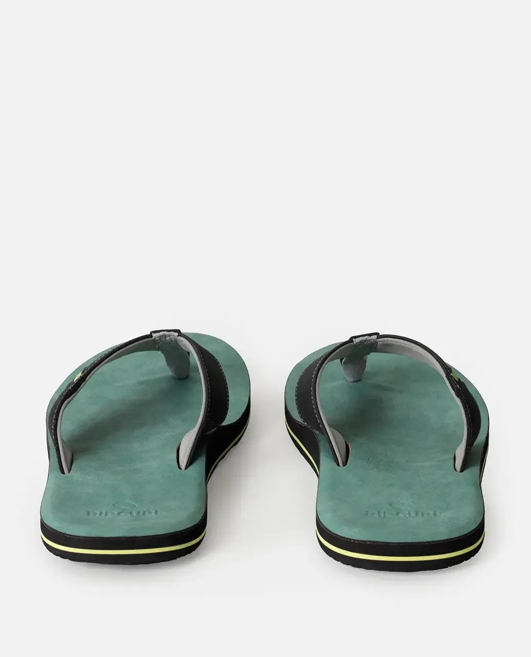 Oxford Bloom Open Toe Flip Flops in Blue Lagoon