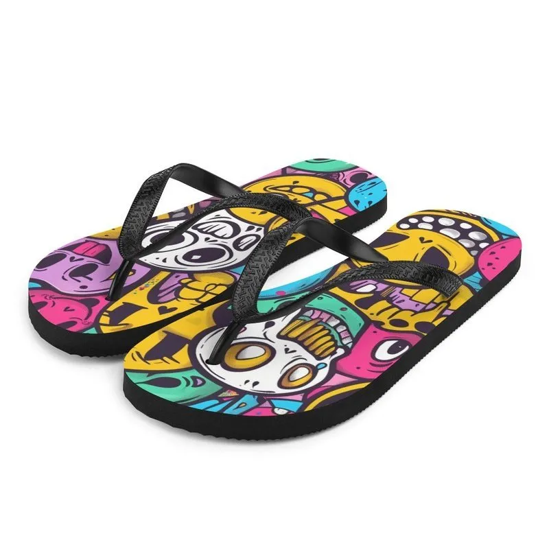 Psycho Flip Flops – Cool, Funny, and Unique Beach Sandals for Men and Women