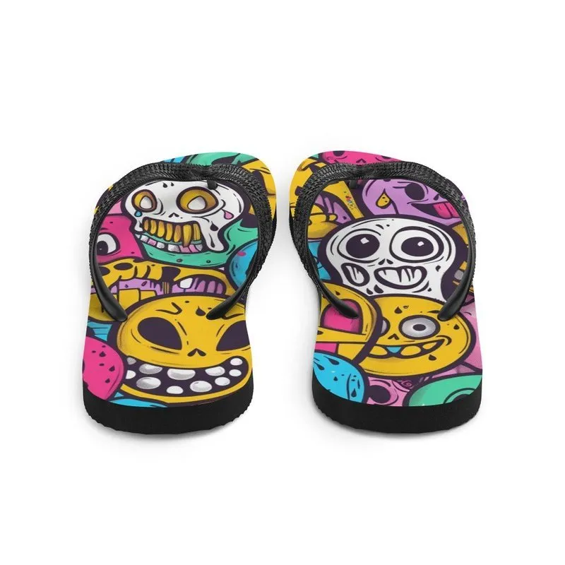 Psycho Flip Flops – Cool, Funny, and Unique Beach Sandals for Men and Women