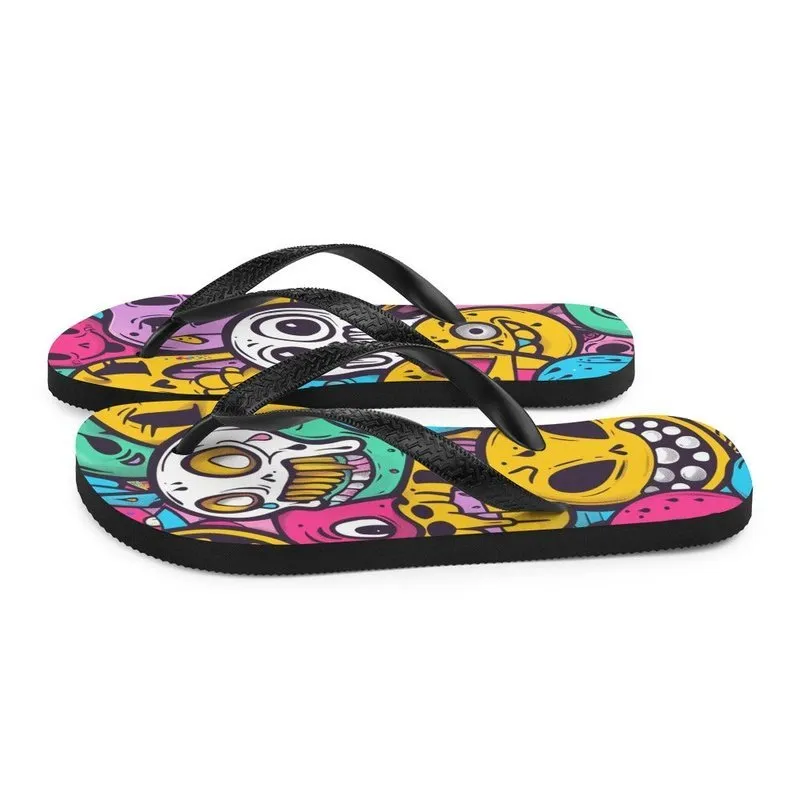 Psycho Flip Flops – Cool, Funny, and Unique Beach Sandals for Men and Women