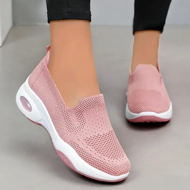 Safiyya - Lightweight Knit Sneakers for Women