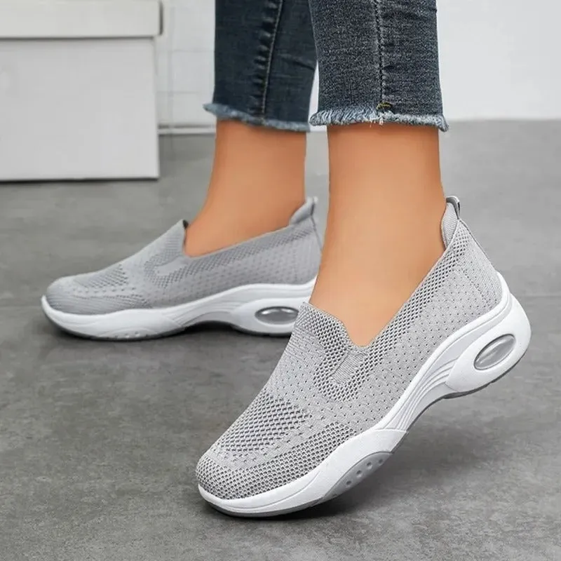 Safiyya - Lightweight Knit Sneakers for Women