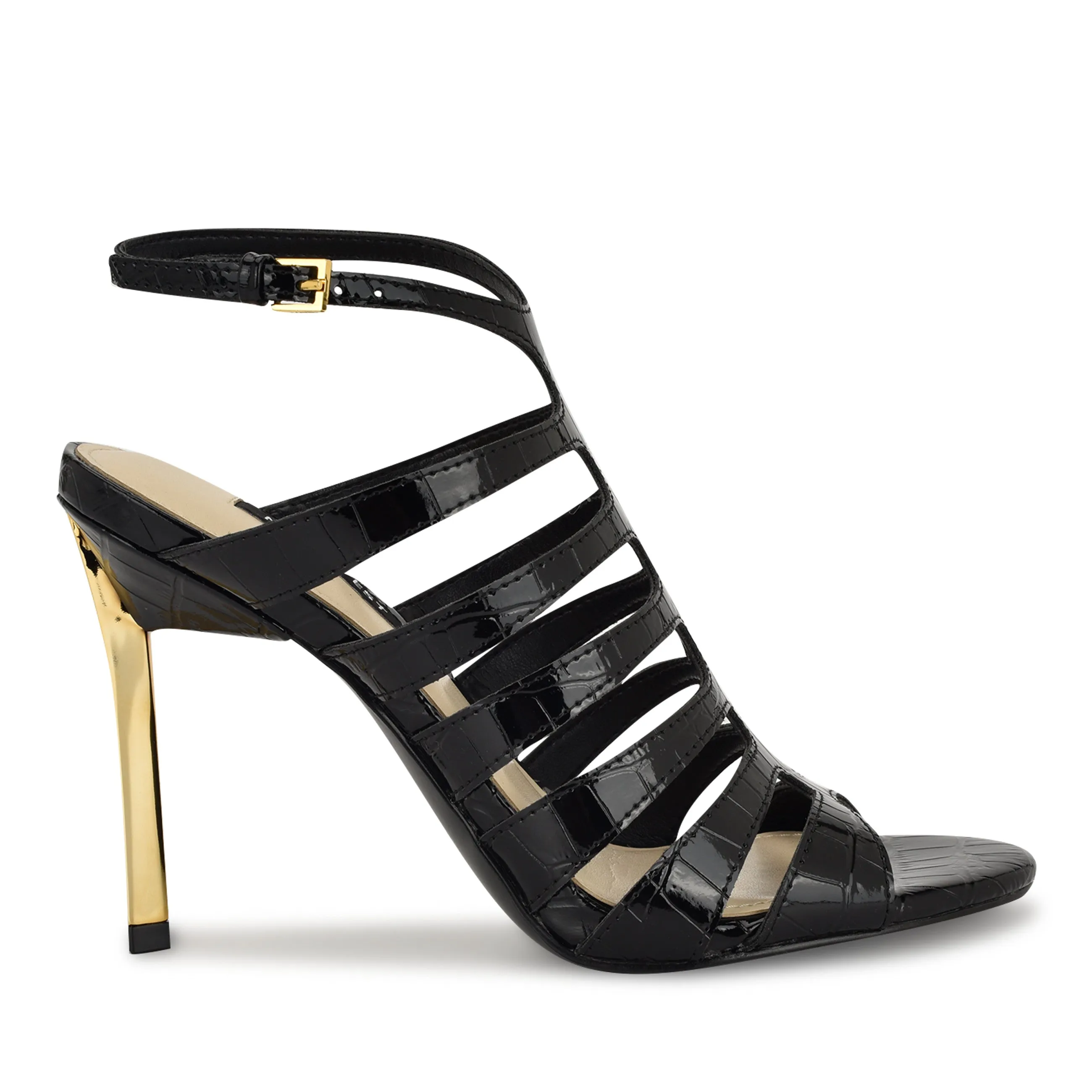 Saleen Caged Strappy Sandals