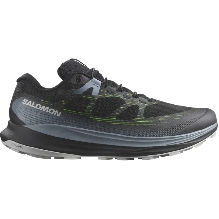 Salomon Ultra Glide 2 Shoes (Men's) Black Flint Stone Green Gecko