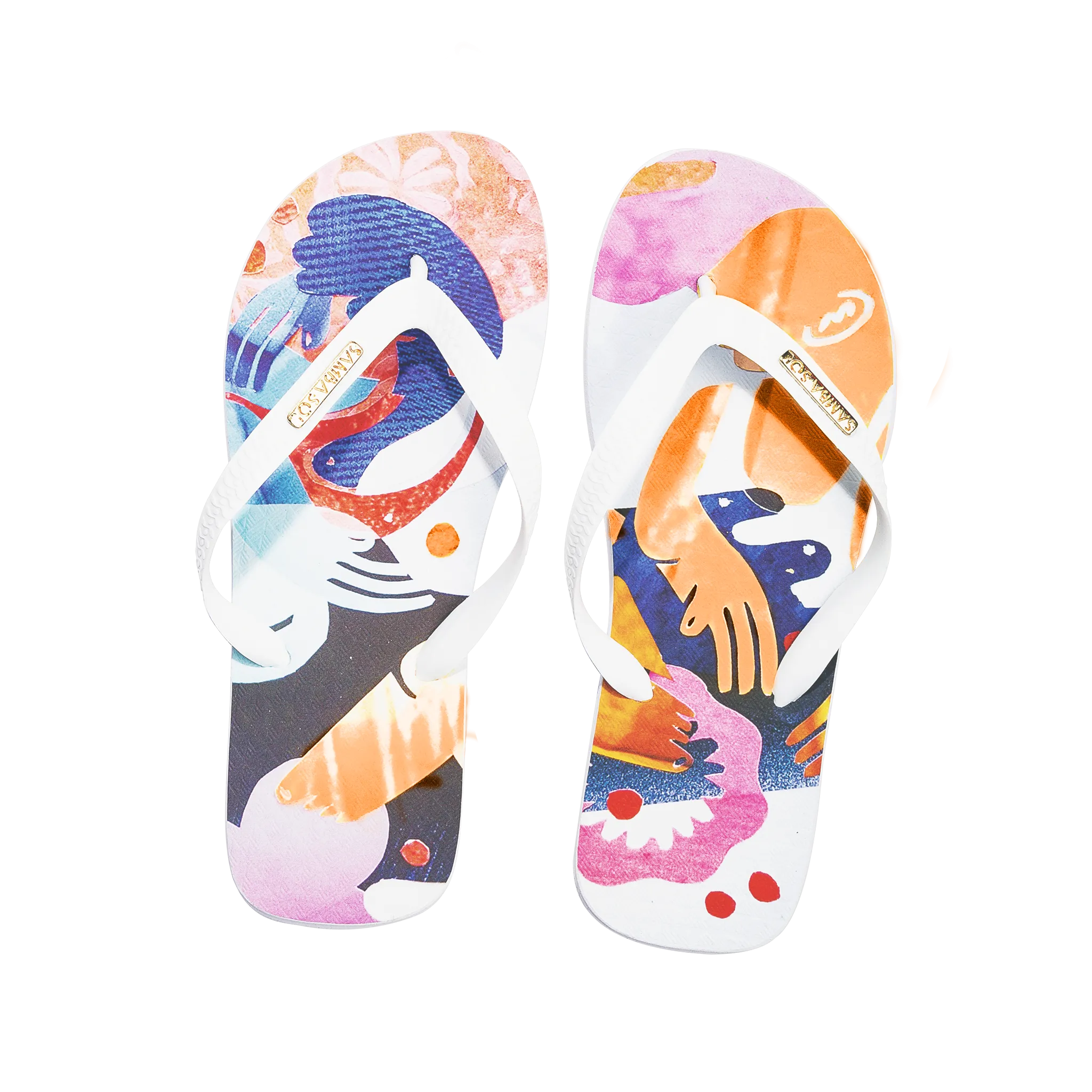 Samba Sol Men's YoungArts Collection Flip Flops - Nadia Wolff