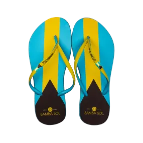 Samba Sol Women’s Countries Collection Flip Flops - Bahamas