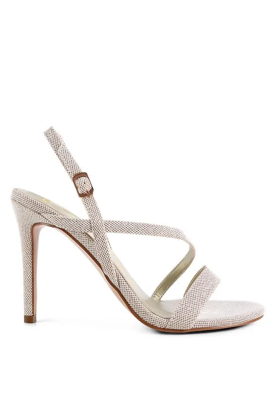 Self Assured Strappy High Heel Sandals