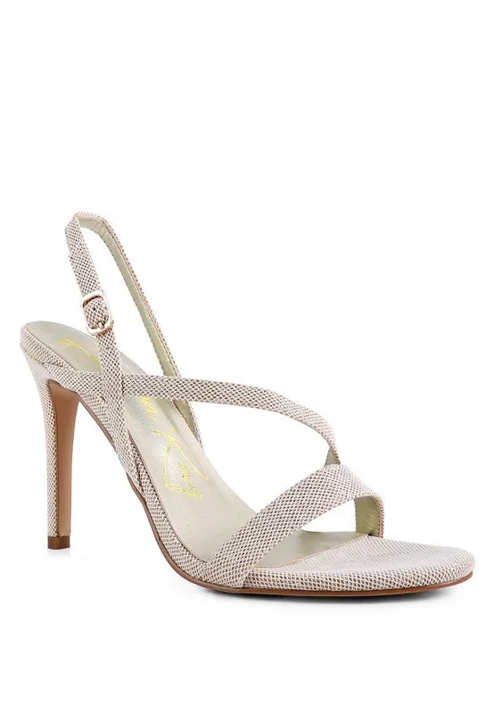 Self Assured Strappy High Heel Sandals