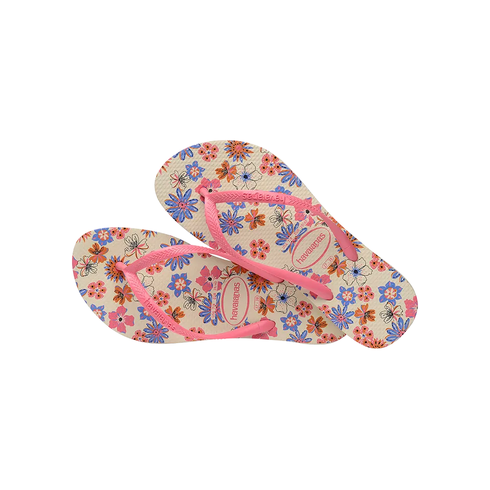 Slim Romance Flip Flops