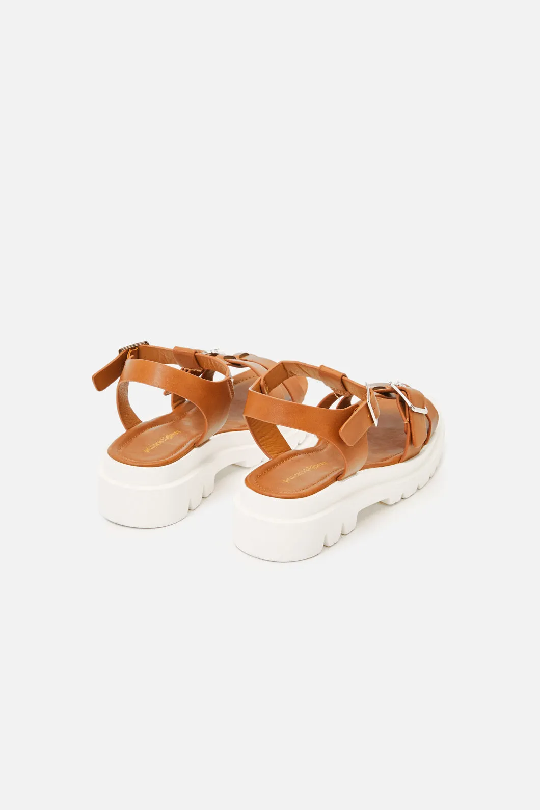 Tan Open Toe Sandals