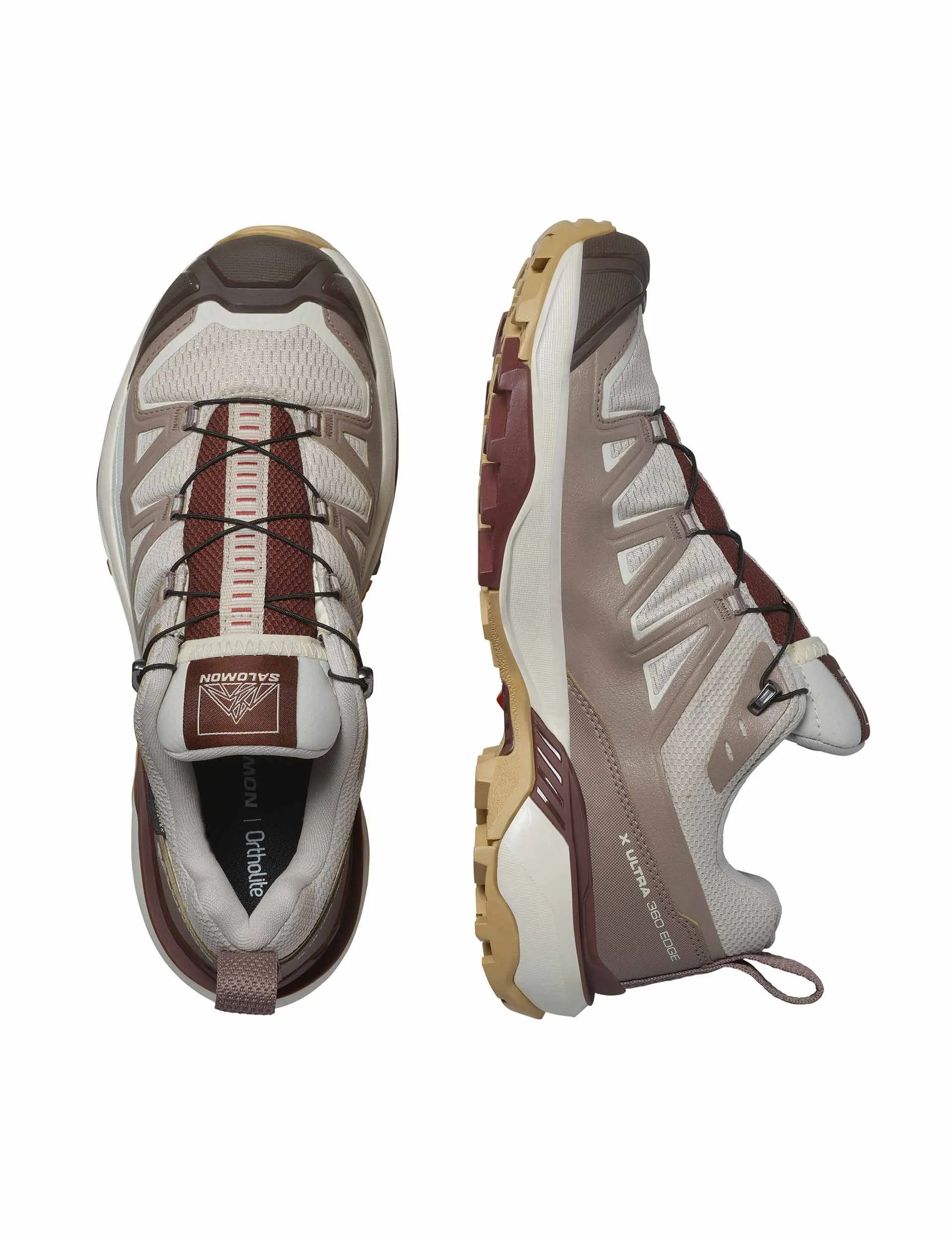 X Ultra 360 Edge Gore-Tex - Silver Cloud/Iron/Rum Raisin